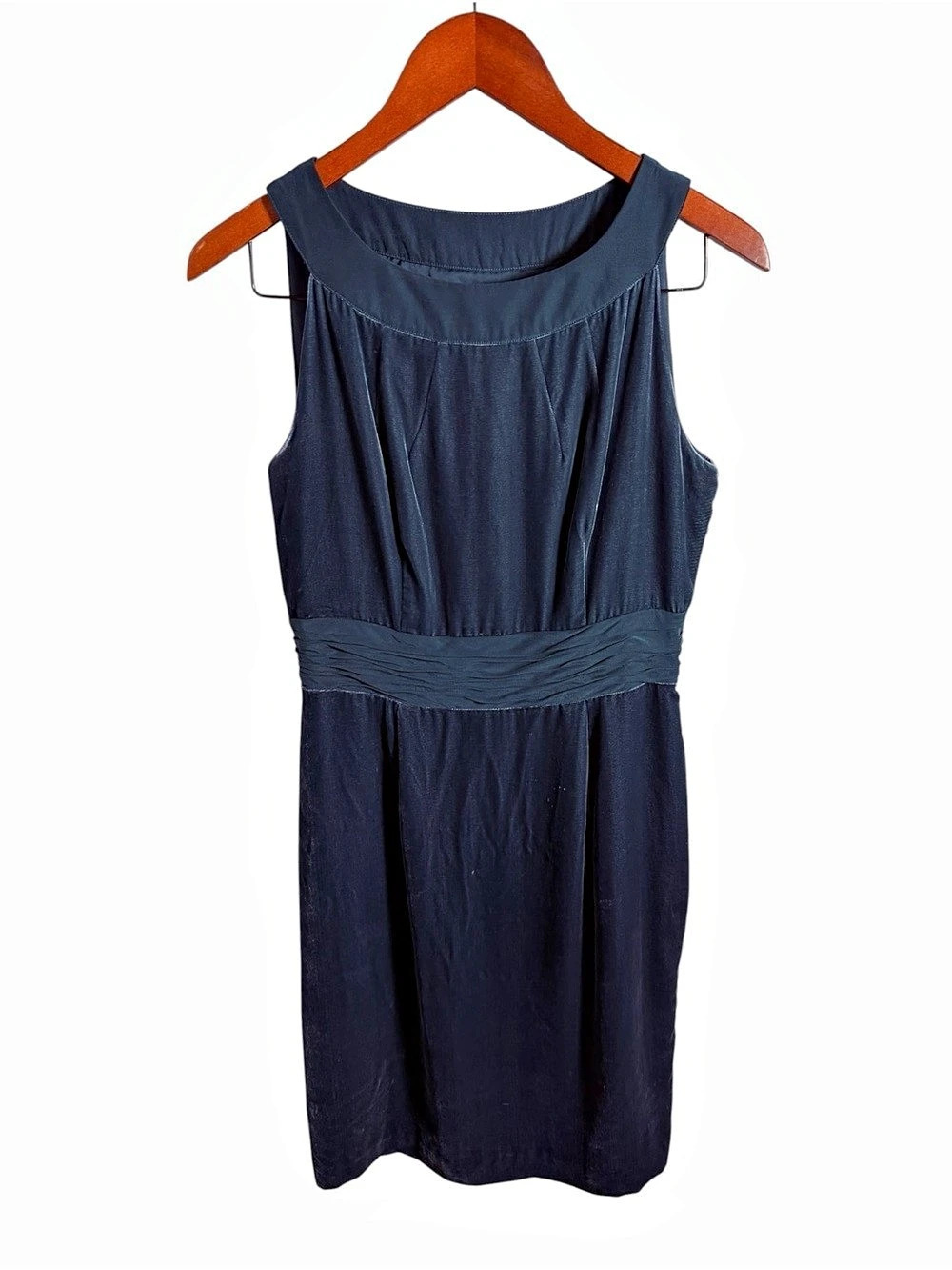 Boden Silk Blend Midi Dress Dark Green Size 8